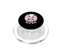Kawaii Panda Boba Anime Panda Ours Loving Bubble Tea Neko PopSockets PopGrip pour MagSafe