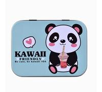 Kawaii Panda Pansements Enfants - Boîte en Métal avec 24 Pansements Colorés - Waterproof & Hypoallergénique - Pansement Enfant pour Peau Sensible - Idéal École, Voyage & Premiers Secours
