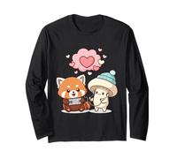 Kawaii Panda Roux Gamer Champignon Mignon Manche Longue