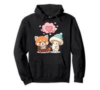 Kawaii Panda Roux Gamer Champignon Mignon Sweat à Capuche