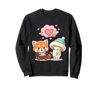 Kawaii Panda Roux Gamer Champignon Mignon Sweatshirt