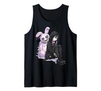 Kawaii Pastel Goth Bunny Anime Sad Emo Girl Alternative Débardeur