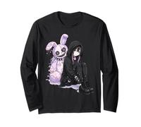 Kawaii Pastel Goth Bunny Anime Sad Emo Girl Alternative Manche Longue