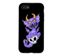 Kawaii Pastel Goth, Mignon Dragon et crâne de démon Effrayant Coque pour iPhone SE (2020) / 7/8