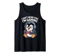 Kawaii Penguin Gaming ne Peut Pas Vous Entendre, Joueur Débardeur