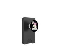 Kawaii Pink Pastel Goth Cute Creepy Demon Cat & Skull Anime PopSockets PopWallet pour MagSafe