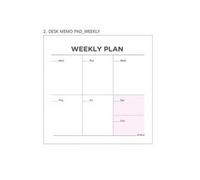 Kawaii ? planificateur de travail hebdomadaire et mensuel pour enfants, 1 pièce, mignon, journal intime, Agenda Filofax, fournitures scolaires