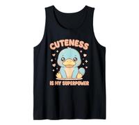 Kawaii Platypus - La Mignonne est ma Superpuissance Débardeur