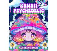 Kawaii Psychedelic Coloring Book: Cute and Trippy Stoner Coloring for Adult Relaxation