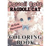 Kawaii Ragdoll Cat Coloring Book