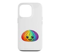 Kawaii Rainbow Dumpling Squishy Raviolo Cutie Arc-en-Ciel Coque pour iPhone 13 Pro