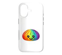Kawaii Rainbow Dumpling Squishy Raviolo Cutie Arc-en-Ciel Coque pour iPhone 17