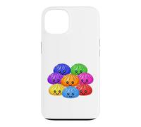 Kawaii Rainbow Dumpling Squishy Raviolo Cutie Tous différents Coque pour iPhone 13