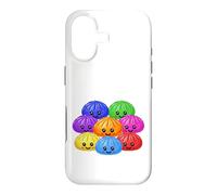 Kawaii Rainbow Dumpling Squishy Raviolo Cutie Tous différents Coque pour iPhone 17