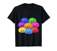 Kawaii Rainbow Dumpling Squishy Raviolo Cutie Tous différents T-Shirt Graphique avec Valeur
