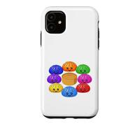 Kawaii Rainbow Dumpling Squishy Raviolo Cutie Tous et boîte Coque pour iPhone 11