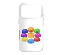 Kawaii Rainbow Dumpling Squishy Raviolo Cutie Tous et boîte Coque pour iPhone 17 Pro