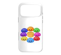 Kawaii Rainbow Dumpling Squishy Raviolo Cutie Tous et boîte Coque pour iPhone 17 Pro Max