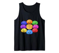 Kawaii Rainbow Dumpling Squishy Raviolo Cutie Tous et boîte Débardeur