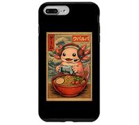Kawaii Ramen Axolotl Gaming Anime Japonais Food Noodle Bowl Coque pour iPhone 7 Plus/8 Plus