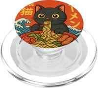 Kawaii Ramen Cat Anime Japanese Noodles Cute PopSockets PopGrip pour MagSafe