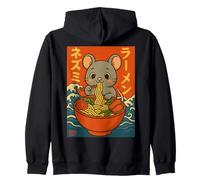 Kawaii Ramen Mice Anime Japanese Noodles Cute Sweat à Capuche