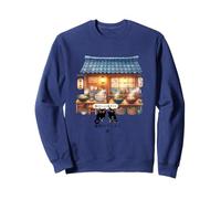 Kawaii Ramen Shop Japonais Anime Black Cats Noodle Japan Sweatshirt
