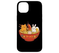 Kawaii Ramen Wave Lapins & Crevettes Nouilles Japonaises Art Coque pour iPhone 14 Plus