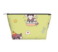 Kawaii Raton Laveur Mignon, Trousse de Toilette Trousse de Maquillage Sac à cosmétiques Trousse de Toilette de Voyage Portable