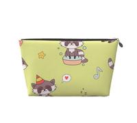 Kawaii Raton Laveur Mignon, Trousse de Toilette Trousse de Maquillage Sac à cosmétiques Trousse de Toilette de Voyage Portable