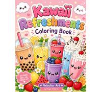 Kawaii refreshments: coloring book