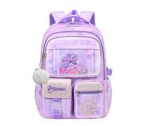 Kawaii Sac à dos pour fille Sac d'école Capacité Sac à dos, Y036-violet, Medium