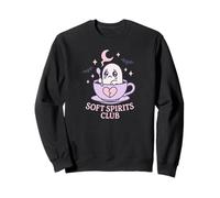 Kawaii Sad Ghost Spirits Club Cute Emo Esthétique Sweatshirt