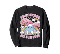 Kawaii Sakura MT Fuji Anime Japonais Fleur de Cerisier Art Sweatshirt