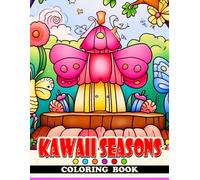 Kawaii Seasons Coloring Book: Celebrate The Changing Seasons With Cute And Educational Illustrations - Perfect For Kids Ages 5-8