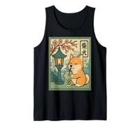 Kawaii Shiba Inu Matcha Boba Japonais Anime Mignon Amoureux des Chiens Débardeur