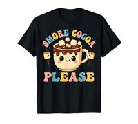 Kawaii Smore Hot Chocolate Marshmallow Campfire Vibes T-Shirt