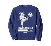 Kawaii Soccer Dog Skills Loading Score Princesse Coach Kids Sweatshirt