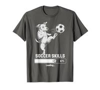 Kawaii Soccer Dog Skills Loading Score Princesse Coach Kids T-Shirt