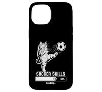 Kawaii Soccer Skills Chargement Cat Mom My Practice in Progress Coque pour iPhone 15