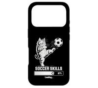 Kawaii Soccer Skills Chargement Cat Mom My Practice in Progress Coque pour iPhone 17 Pro
