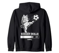 Kawaii Soccer Skills Chargement Cat Mom My Practice in Progress Sweat à Capuche