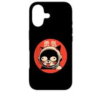 Kawaii Space, Cat Astronaut Retro Japanese Courage Design Coque pour iPhone 17