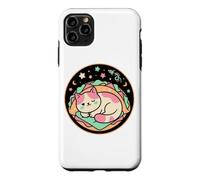 Kawaii Space Chat Sieste dans Un rêve de Coquille de Taco Coque pour iPhone 11 Pro Max