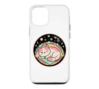Kawaii Space Chat Sieste dans Un rêve de Coquille de Taco Coque pour iPhone 12/12 Pro