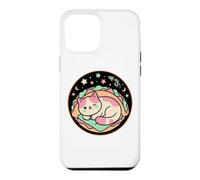 Kawaii Space Chat Sieste dans Un rêve de Coquille de Taco Coque pour iPhone 12 Pro Max