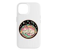 Kawaii Space Chat Sieste dans Un rêve de Coquille de Taco Coque pour iPhone 14