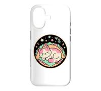 Kawaii Space Chat Sieste dans Un rêve de Coquille de Taco Coque pour iPhone 17