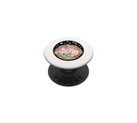 Kawaii Space Chat Sieste dans Un rêve de Coquille de Taco PopSockets PopGrip Adhésif