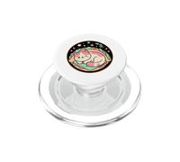 Kawaii Space Chat Sieste dans Un rêve de Coquille de Taco PopSockets PopGrip pour MagSafe